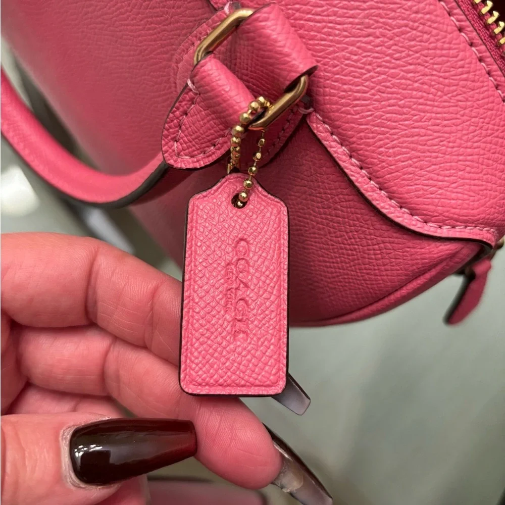 Authentic Coach Pink Mini Bennett/Excellent Condition - Picture 9 of 10